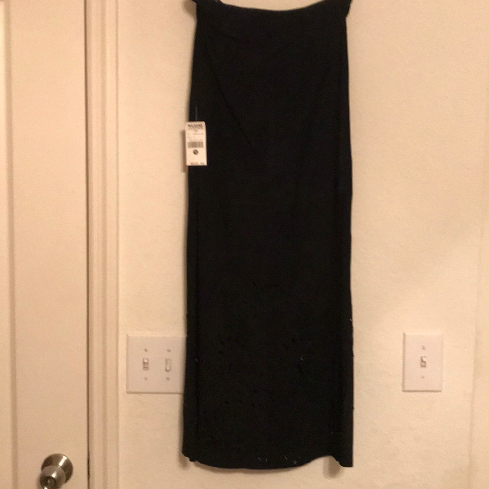 Long Leather skirt
